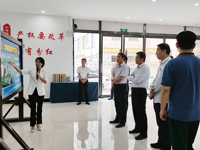 04省委农办副主任，省农业农村厅副厅长陈文调研延安市宝塔区白坪村“三变”改革情况.jpg